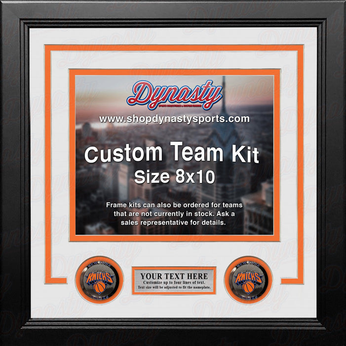 New York Knicks Custom NBA Basketball 8x10 Picture Frame Kit (Multiple Colors) - for just $29.99! 