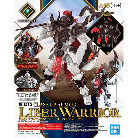 30 Minutes Fantasy Class-Up Armor Liber Warrior Accessory Set - for just $8.99! 