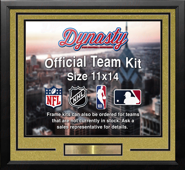 Vegas Golden Knights Gold Custom NHL Hockey 11x14 Picture Frame Kit - for just $39.99! 