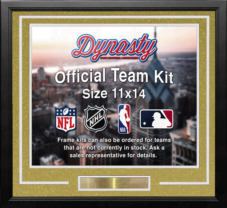 Vegas Golden Knights Gold Custom NHL Hockey 11x14 Picture Frame Kit - for just $39.99! 