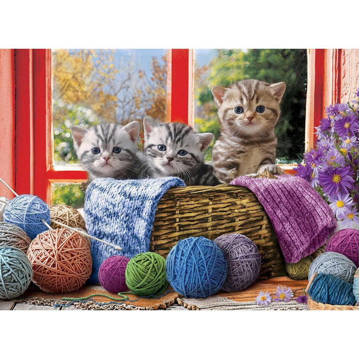 Knittin' Kittens 500 Piece Jigsaw Puzzle Eurographics - for just $17.99! 