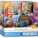 Knittin' Kittens 500 Piece Jigsaw Puzzle Eurographics - for just $17.99! 