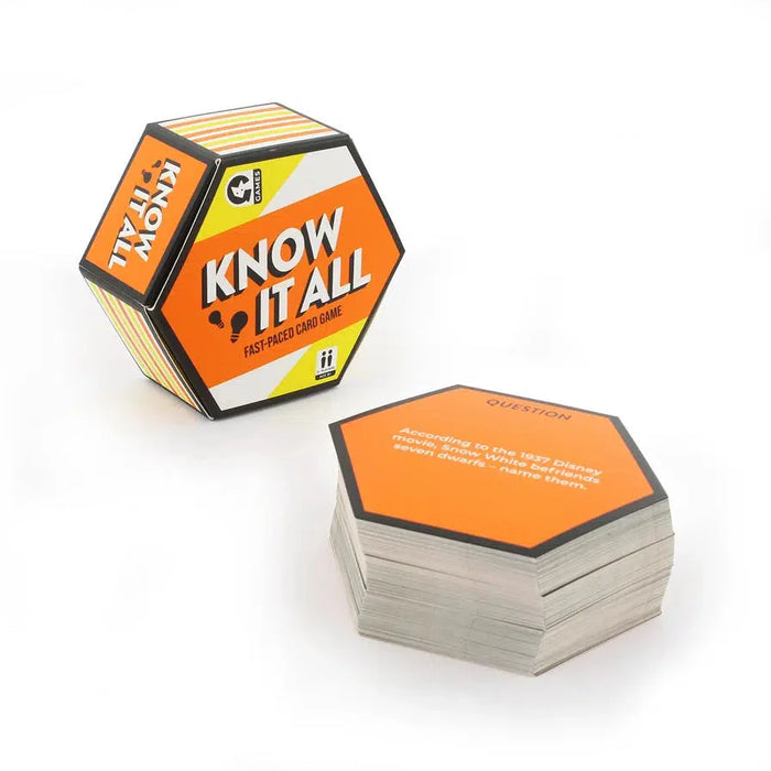 Know it All Trivia Card Game Ginger Fox - for just $5.99! 