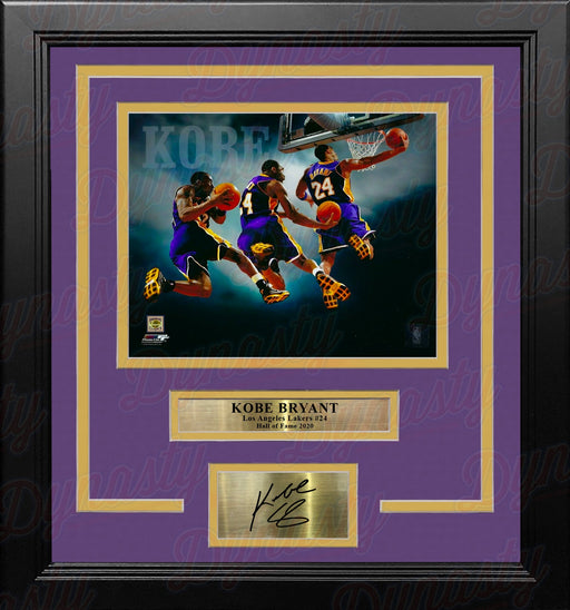 Kobe Bryant Los Angeles Lakers 8x10 Framed Collage Photo with Engraved Autograph - for just $99.99! 