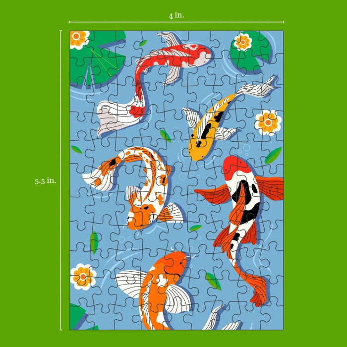 Koi 99 Piece Mini Jigsaw Puzzle Puzzledly - for just $9.99! 