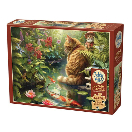 Koi Cat 275 Large Piece Jigsaw Puzzle Cobble Hill - for just $17.99! 