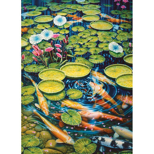 Koi Pond 1000 Piece Jigsaw Puzzle Cobble Hill - for just $19.99! 