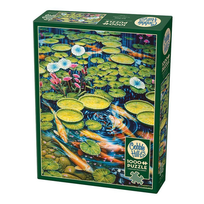 Koi Pond 1000 Piece Jigsaw Puzzle Cobble Hill - for just $19.99! 