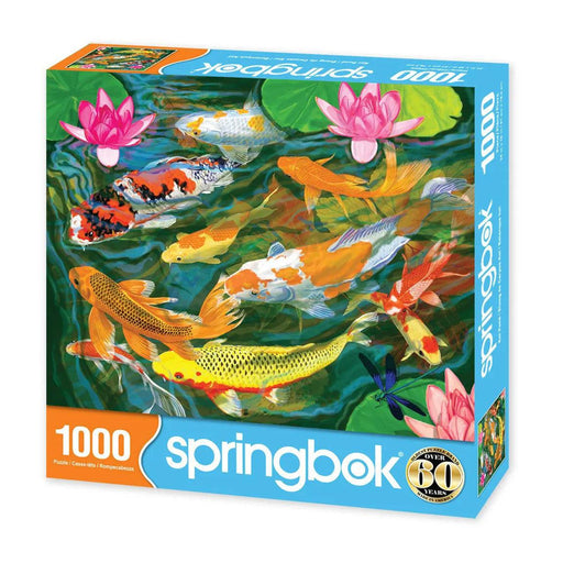 Koi Pond 1000 Piece Jigsaw Puzzle Springbok - for just $19.99! 