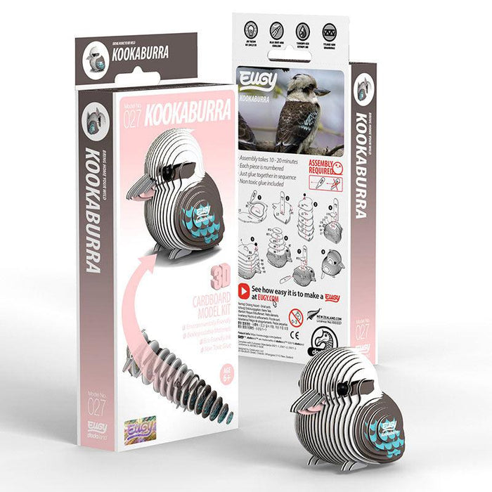 Kookaburra 3D Cardboard Model Kit Eugy - for just $11.99! 