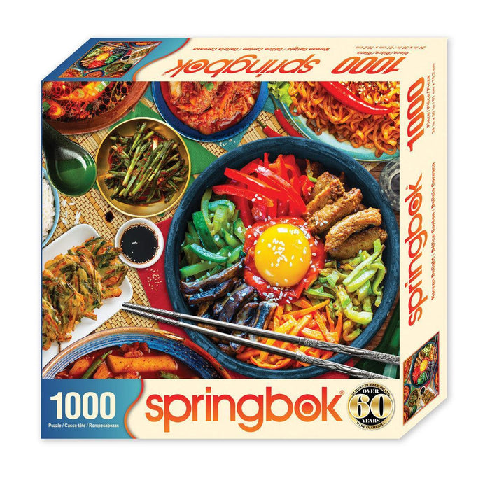 Korean Delight 1000 Piece Jigsaw Puzzle Springbok - for just $19.99! 