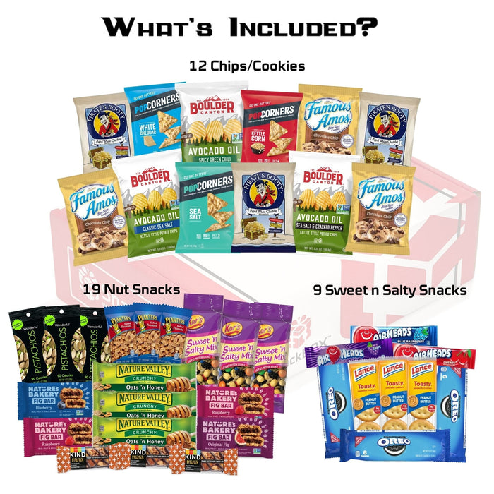 KOSHER Snacks Assortment Care Package (40 Snacks) - for just $46.99! 