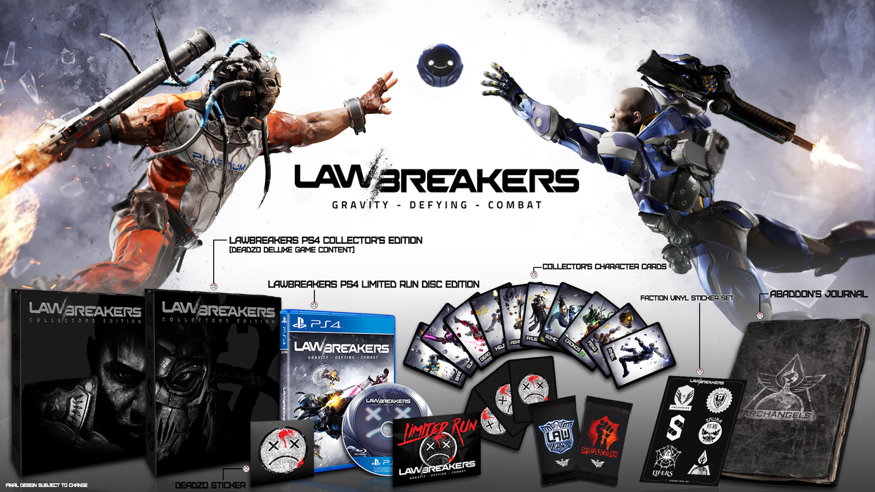 Limited Run Games #419: Lawbreakers Collectors Edition (Playstation 4) - for just $79.99! 