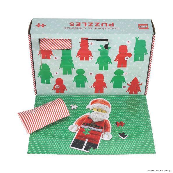 LEGO Countdown to Christmas Advent Set of 12 Mini Jigsaw Puzzles Chronicle - for just $29.99! 