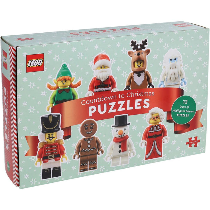 LEGO Countdown to Christmas Advent Set of 12 Mini Jigsaw Puzzles Chronicle - for just $29.99! 