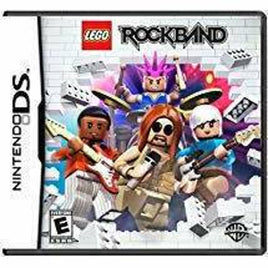 Front cover view of LEGO Rock Band for Nintendo DS