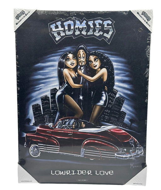 HOMIES - LOWRIDER LOVE - Small Canvas Art - 12" X 16" - Just $25.99! Shop now at Retro Gaming of Denver