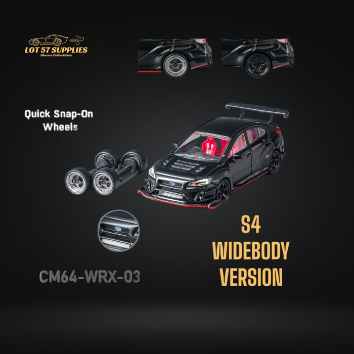 CM Model Subaru WRX S4 WideBody Kit Black 1:64 CM64-WRX-03 - Just $34.99! Shop now at Retro Gaming of Denver