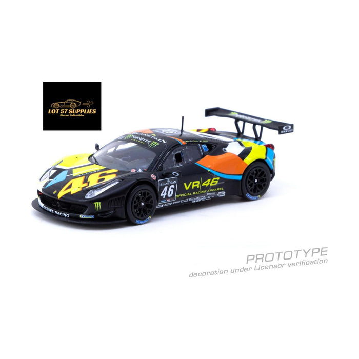 Tarmac Works Hobby64 Ferrari 458 Italia GT3 VR46 T64-073-12BGT646N 1:64 - Just $24.99! Shop now at Retro Gaming of Denver