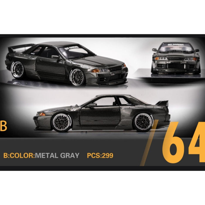 Error404 Nissan Skyline R32 Pandem Rocket Bunny Widebody Modified METAL GREY Resin Limited to 399 Pcs 1:64 - Just $59.99! Shop now at Retro Gaming of Denver