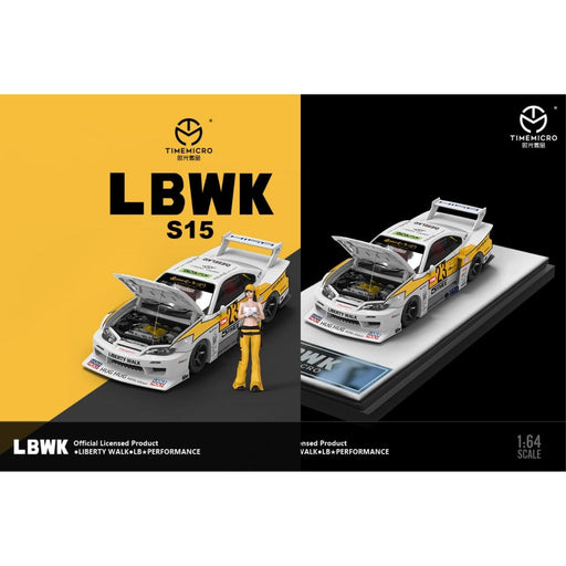 TimeMicro Nissan Silvia S15 #23 LBWK Super Silhouette Lightning 1:64 - Premium Nissan - Just $37.99! Shop now at Retro Gaming of Denver