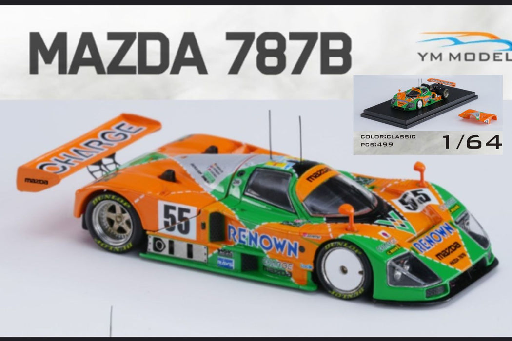 (Pre-Order) YM Model Mazda 787b #55 1:64 - for just $82.99! 