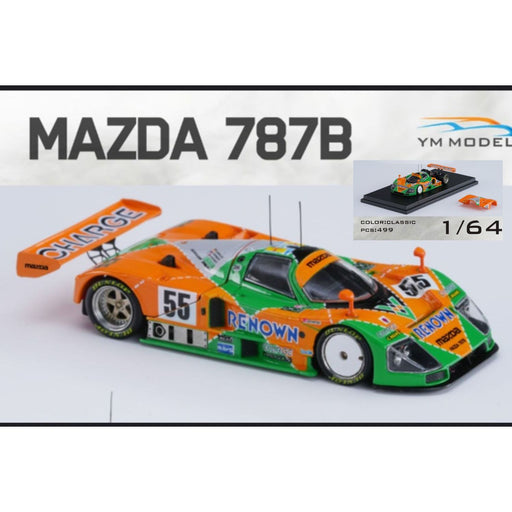(Pre-Order) YM Model Mazda 787b #55 Le Mans Championship 1991 Winner Limited to 499 Pcs 1:64 - Just $82.99! Shop now at Retro Gaming of Denver