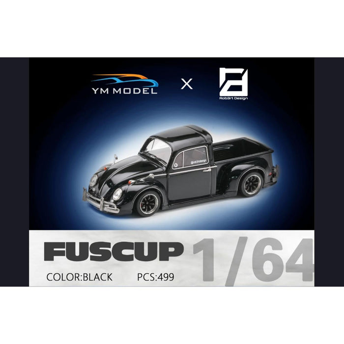 YM Model X Robert Design Volkswagen Beetle Pickup Truck FUSCUP in Black 1:64 Limited to 499 Pcs - Just $64.99! Shop now at Retro Gaming of Denver