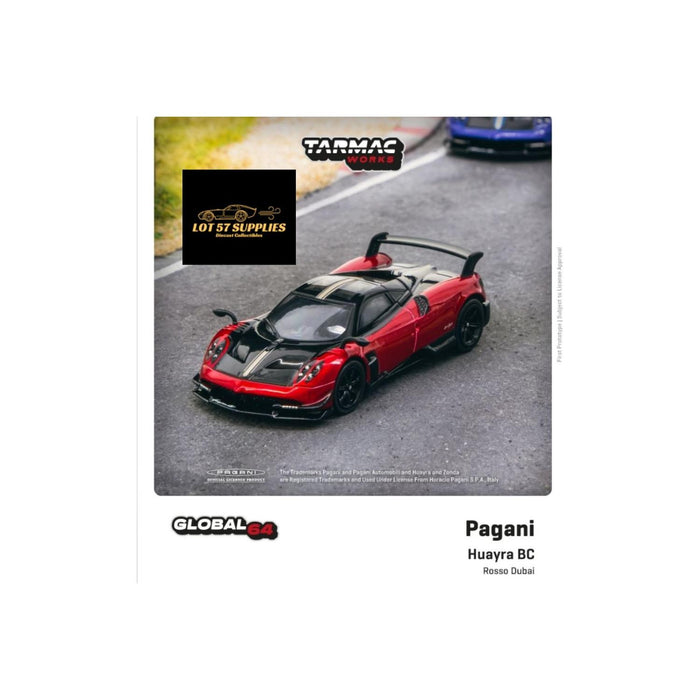 Tarmac Works Global64 Pagani Huayra BC Rosso Dubai 1:64 - Just $19.99! Shop now at Retro Gaming of Denver