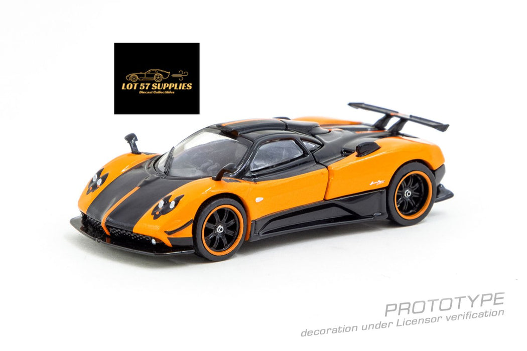 Tarmac Works Global64 Pagani Zonda Arancio Saint Tropez Item #T64G-TL021-OR 1:64 - for just $19.99! 