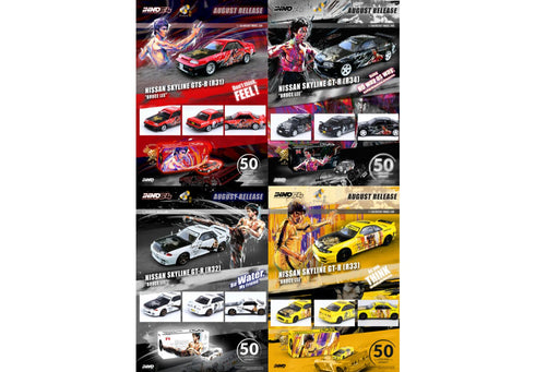 Inno64 x TINY Skyline GT-R's Series Honoring Bruce Lee's 50th Anniversary 1:64 - for just $27.99! 