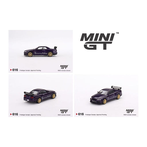 Mini-GT Nissan Skyline GT-R (R34) Tommykaira R-Z Midnight Purple #616 1:64 MGT00616 - Premium Nissan - Just $19.99! Shop now at Retro Gaming of Denver