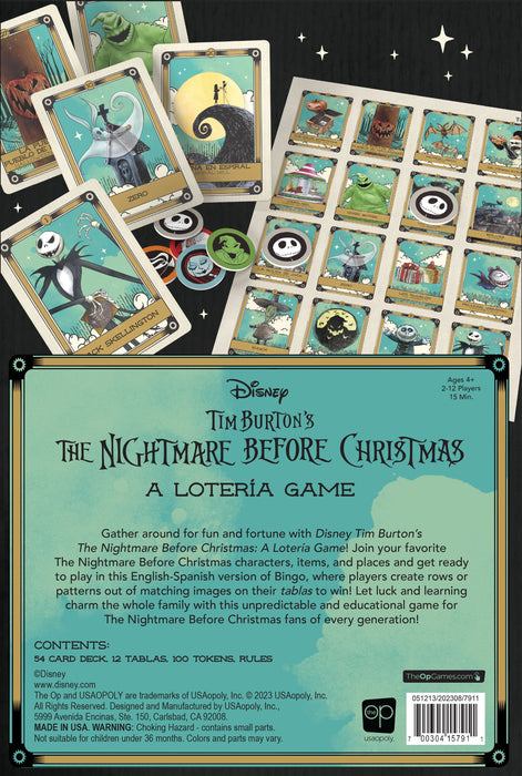 Lotería: Disney Tim Burton The Nightmare Before Christmas - for just $20! 