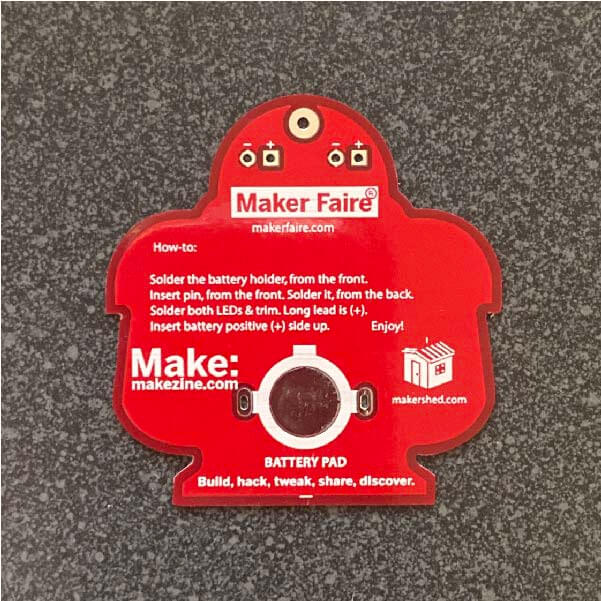 Makey Robot - Learn to Solder Skill Badge - Single - for just $4! 