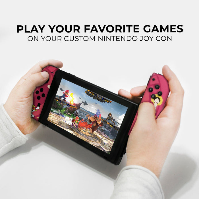 Luffy One Piece Inspired Nintendo Switch Joy-Con Left and Right Switch Controllers by Nintendo - for just $134.99! 
