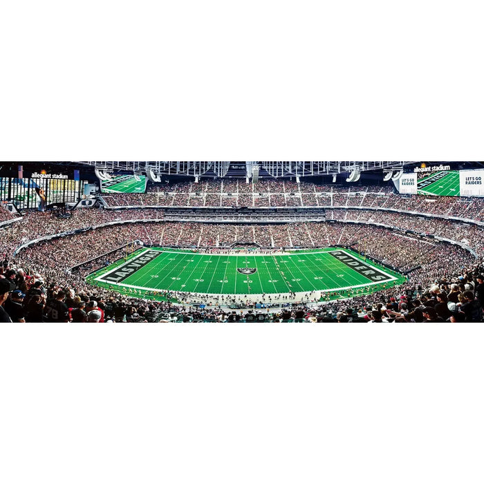 LV Raiders Allegiant Stadium Inside 1000 Piece Panoramic Jigsaw Puzzle MasterPieces - for just $19.99! 