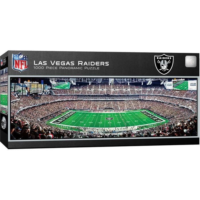 LV Raiders Allegiant Stadium Inside 1000 Piece Panoramic Jigsaw Puzzle MasterPieces - for just $19.99! 