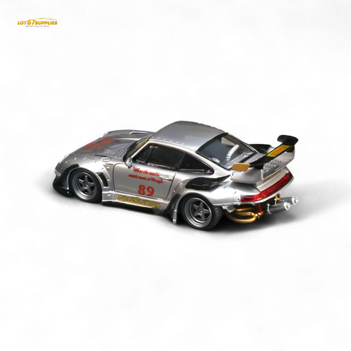 Street Weapon Porsche RWB 993 Double Exhaust Heavenly Livery Lower Tail 1:64 - for just $33.99! 