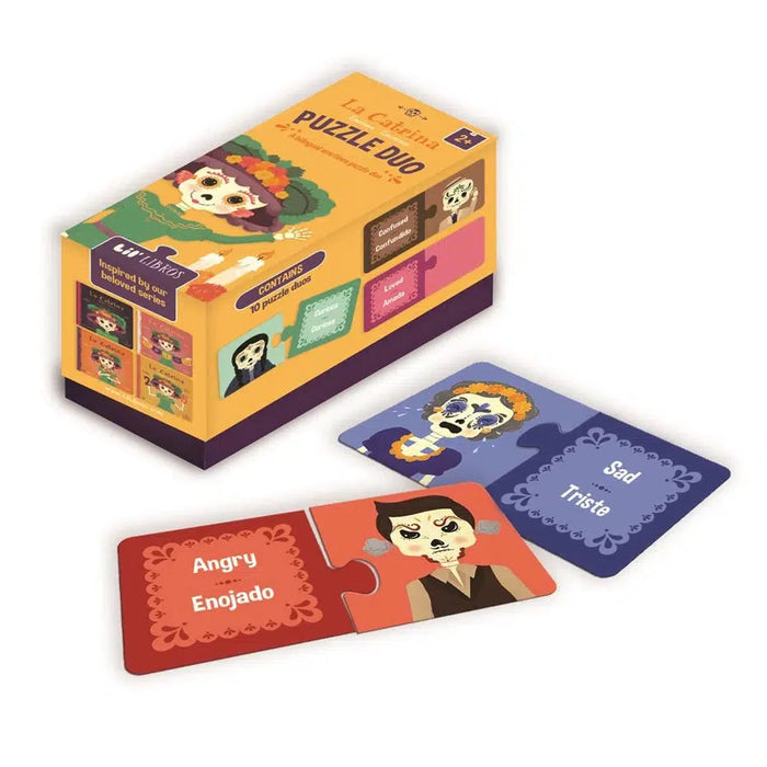 La Catrina Emotions Puzzle Duo 20 Piece Jigsaw Puzzle Gibbs Smith - for just $15.99! 