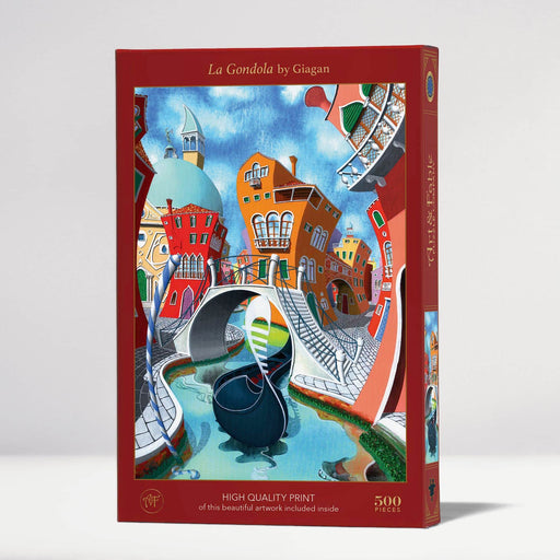 La Gondola 500 Piece Premium Jigsaw Puzzle Art & Fable - for just $27.99! 