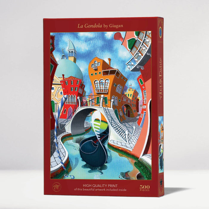 La Gondola 500 Piece Premium Jigsaw Puzzle Art & Fable - for just $27.99! 