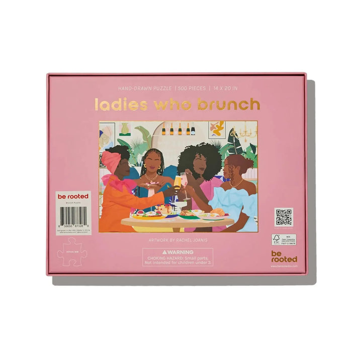 Ladies Who Brunch 500 Piece Soft Touch Jigsaw Puzzle Be Rooted - for just $29.99! 