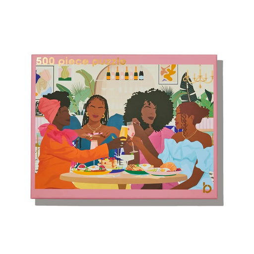 Ladies Who Brunch 500 Piece Soft Touch Jigsaw Puzzle Be Rooted - for just $29.99! 