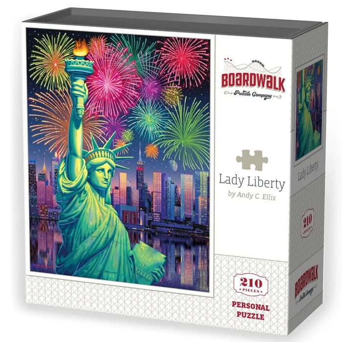 Lady Liberty 210 Piece Jigsaw Puzzle Boardwalk - for just $11.99! 