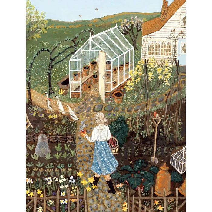 Lady of the Garden by Loré Pemberton 750 Piece Jigsaw Puzzle NYPC - for just $27.99! 