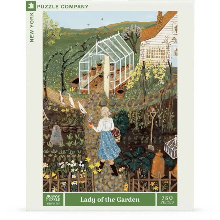 Lady of the Garden by Loré Pemberton 750 Piece Jigsaw Puzzle NYPC - for just $27.99! 