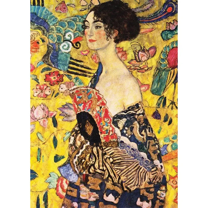 Lady with a Fan by Klimt 1000 Piece Jigsaw Puzzle Enjoy - for just $24.99! 