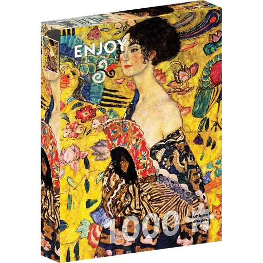 Lady with a Fan by Klimt 1000 Piece Jigsaw Puzzle Enjoy - for just $24.99! 