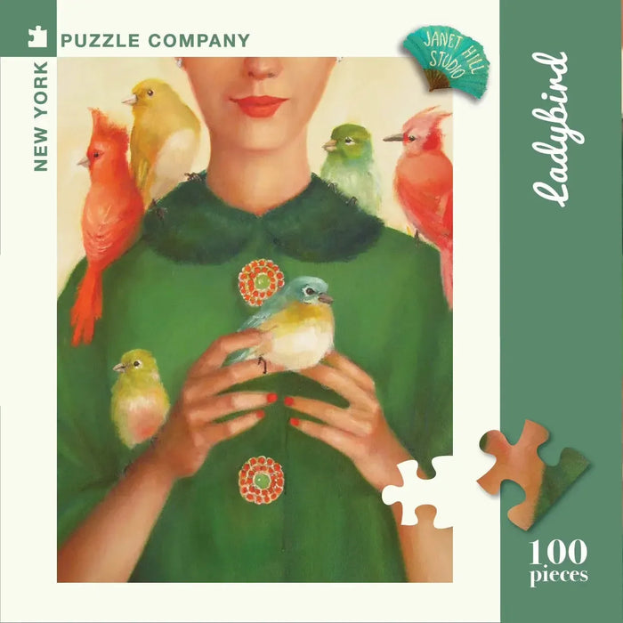 Ladybird by Janet Hill 100 Piece Mini Jigsaw Puzzle NYPC - for just $14.99! 
