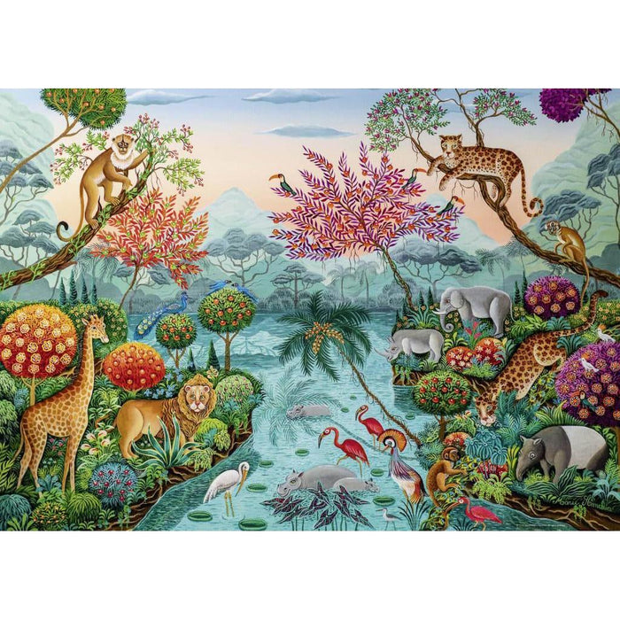 Lagoon Paradise Exotic Garden 1000 Piece Jigsaw Puzzle Heye - for just $29.99! 